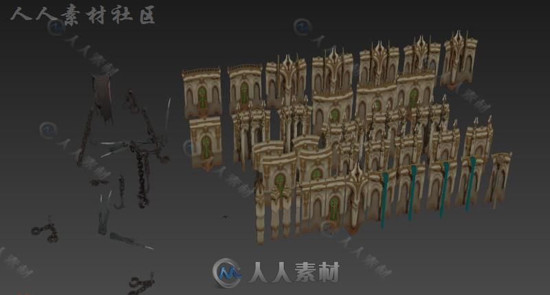 《风暴英雄》全套场景及部件3D模型