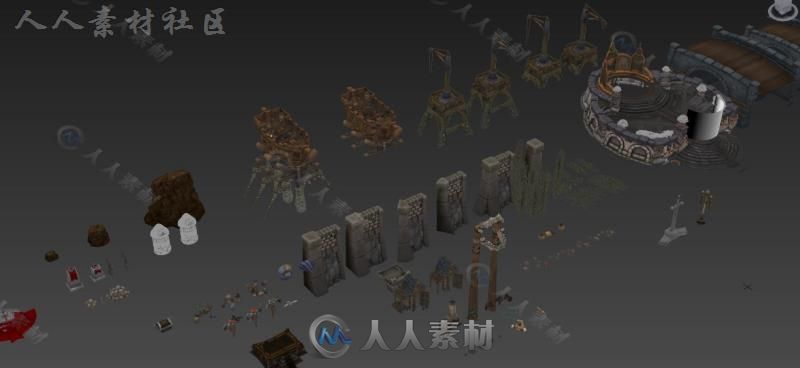 《风暴英雄》全套场景及部件3D模型