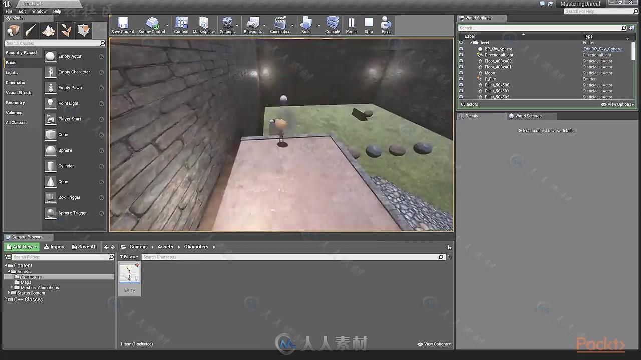 UE4虚幻引擎游戏开发大师级训练视频教程 PACKT PUBLISHING MASTERING UNREAL ENGIN...