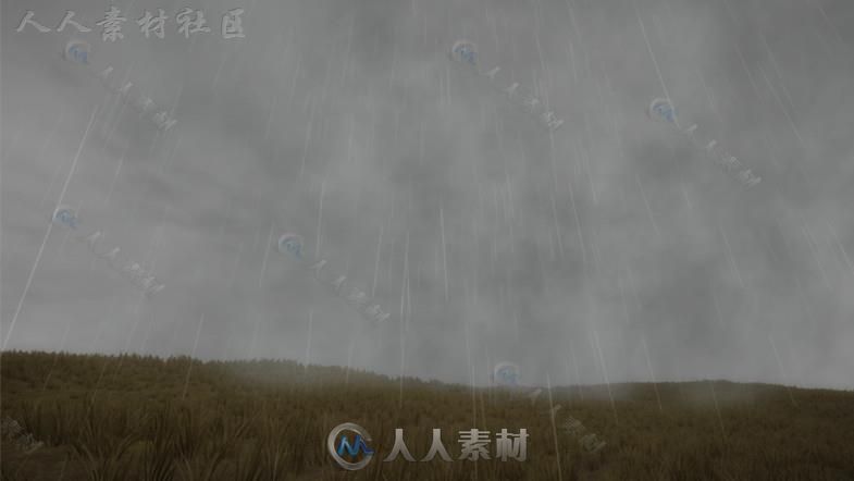 非常强大的动态白天和黑夜天气系统特效脚本Unity游戏素材资源