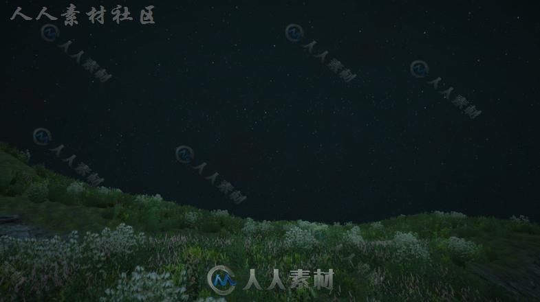 非常强大的动态白天和黑夜天气系统特效脚本Unity游戏素材资源