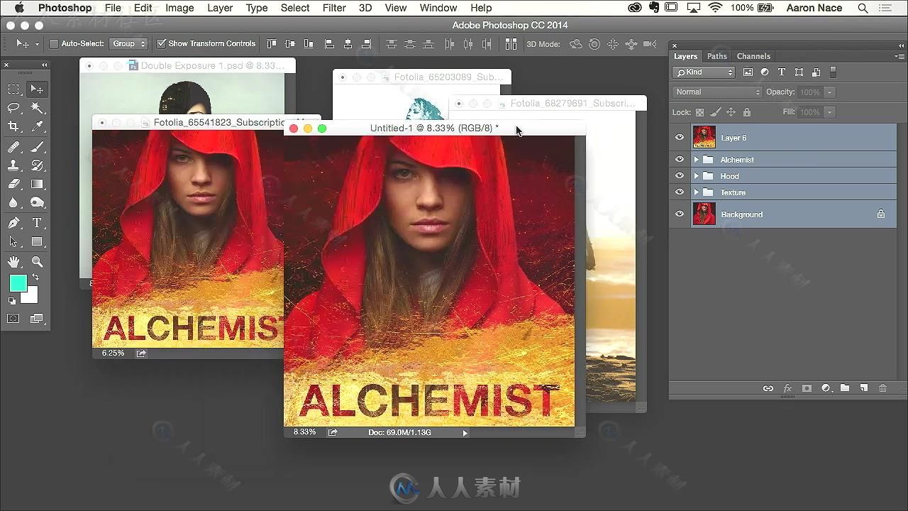 PS创意特效艺术实例训练视频教程 CREATIVELIVE AARON NACE CREATIVE EFFECTS IN PH...