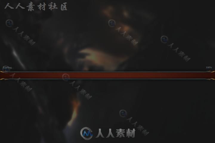 传统的RPG界面UI外皮贴图和材质Unity游戏素材资源