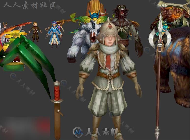 《魔王战记》全套角色3D模型