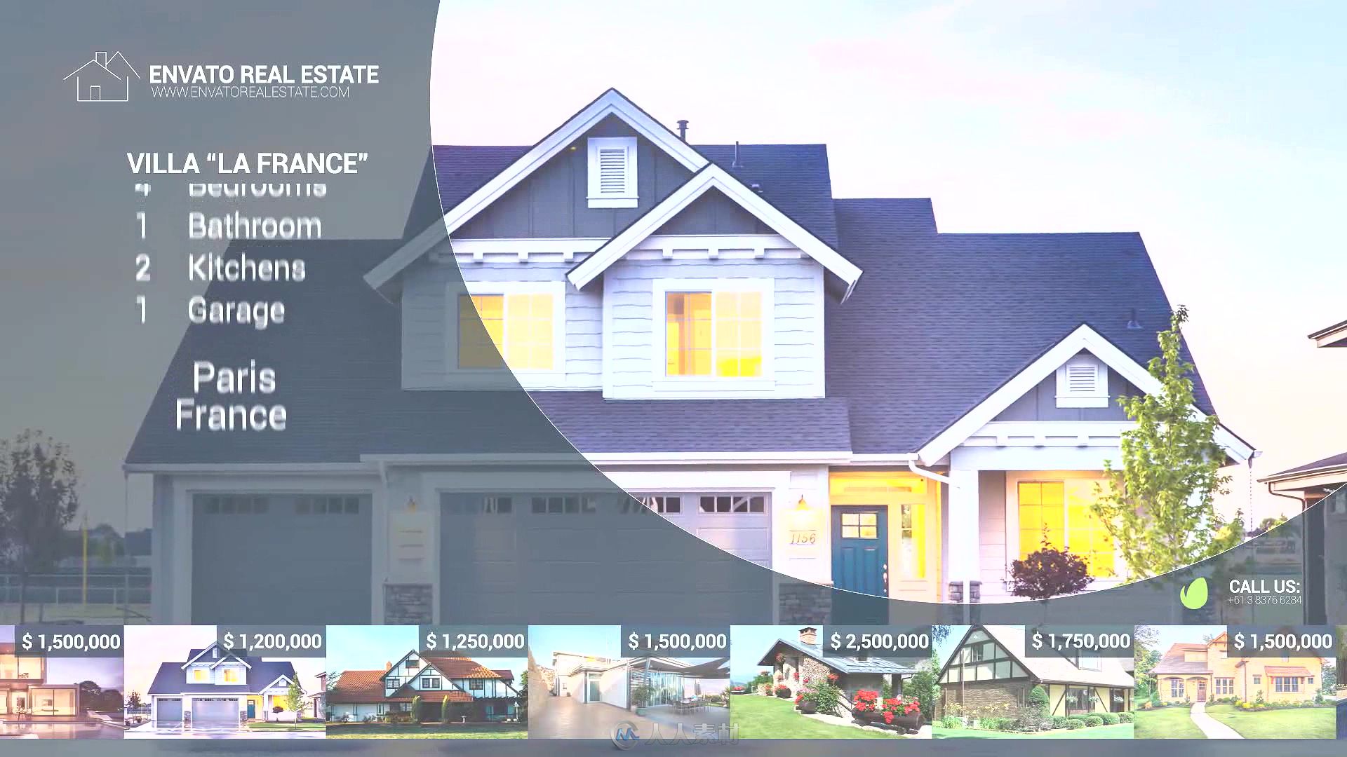 现代简单房地产促销幻灯片AE模板 Videohive Real Estate Promo 19563402