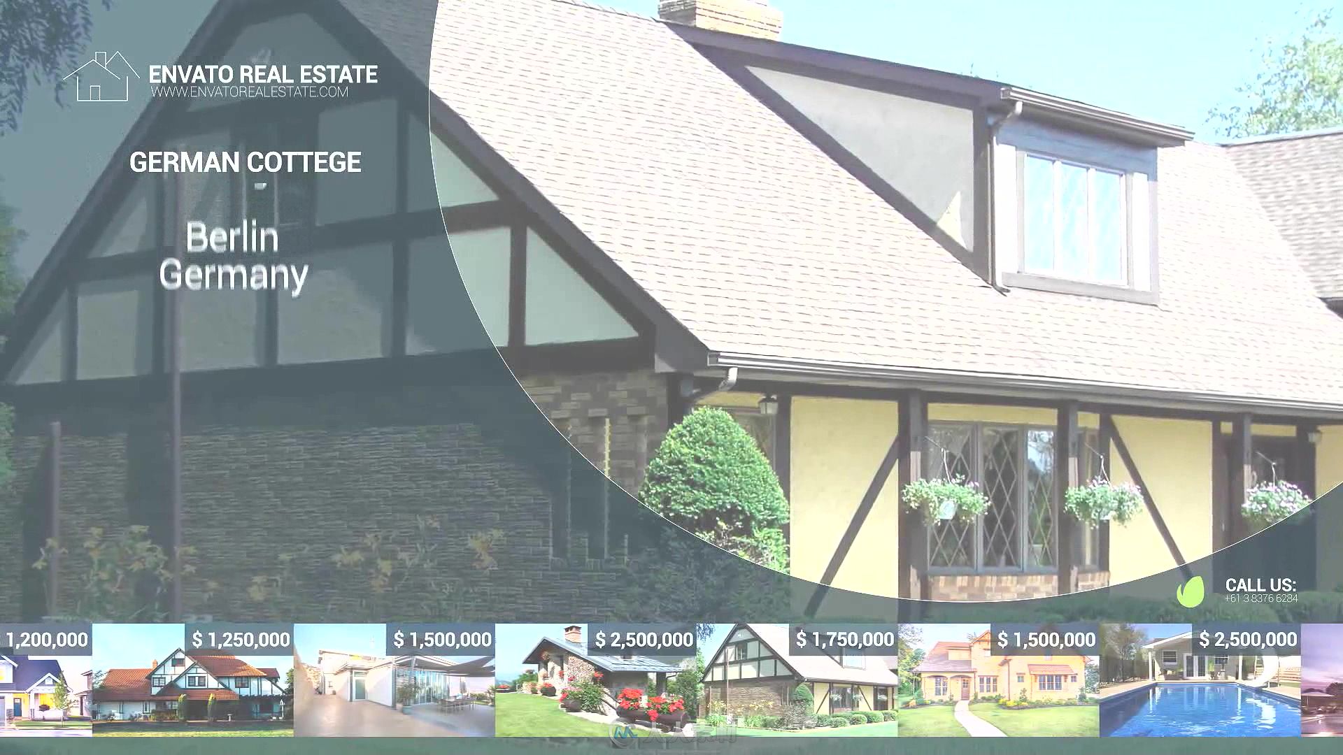 现代简单房地产促销幻灯片AE模板 Videohive Real Estate Promo 19563402