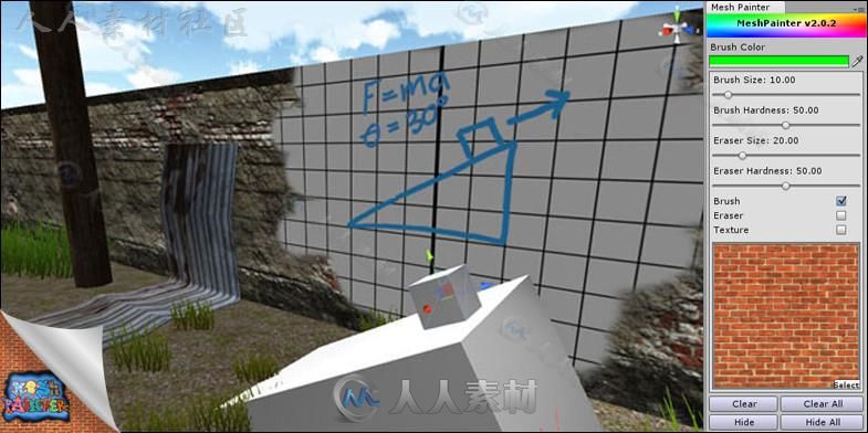 网格建模编辑器扩充Unity游戏素材资源