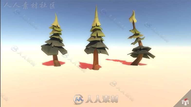 强大的风格化的低聚环境3D模型Unity游戏素材资源