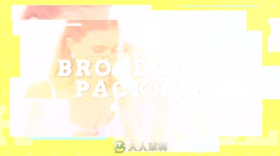 现代美丽色彩缤纷的广播包电视栏目视频包装AE模板Videohive Broadcast Package 19...