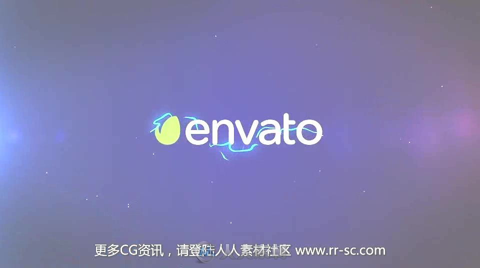 美丽五颜六色的粒子彩带飞舞标志显示LOGO演绎AE模板 Videohive Colorful Particle...