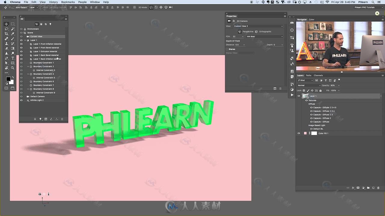 PS时尚设计复杂功能技术训练视频教程 PHLEARN PRO PHOTOSHOP 301