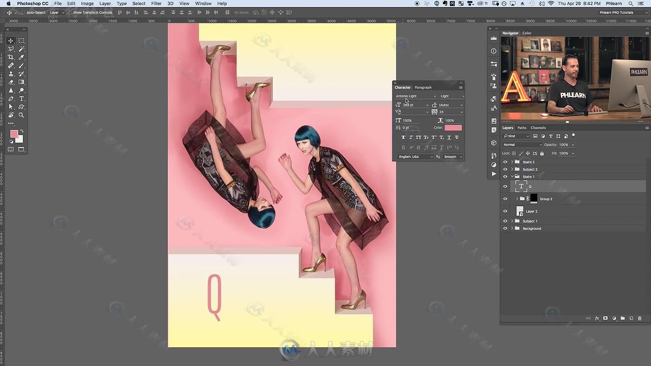 PS时尚设计复杂功能技术训练视频教程 PHLEARN PRO PHOTOSHOP 301