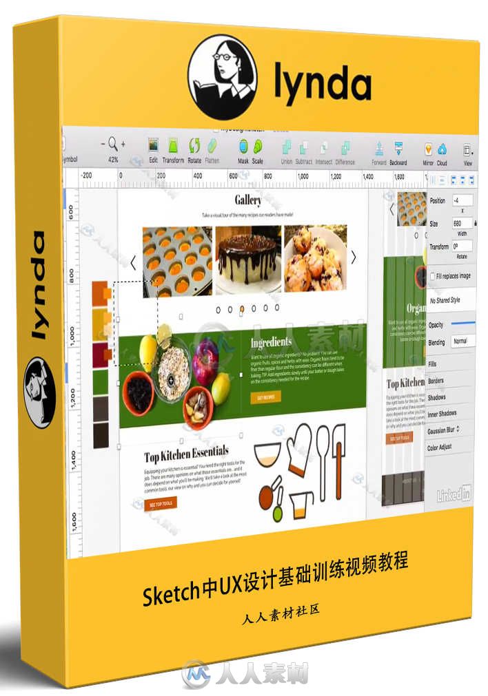 Sketch中UX设计基础训练视频教程 Sketch Essential Training The Basics