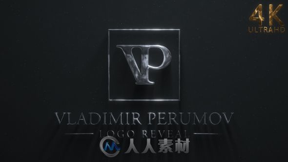 炫酷大气金属质感影视标志显示LOGO演绎AE模板 Videohive Logo Reveal 19747199