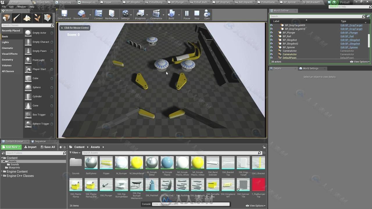 UE4虚幻引擎初学者全面核心训练视频教程 UDEMY UNREAL ENGINE 4 HOW TO DEVELOP YO...