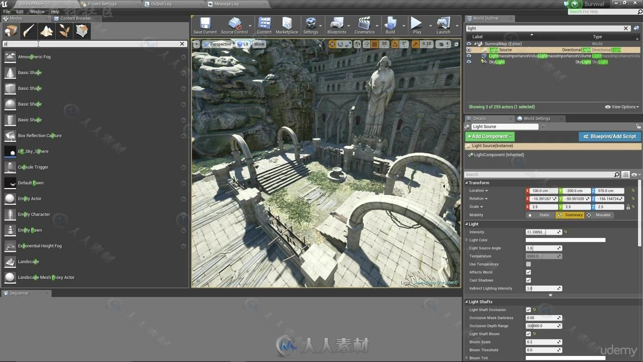 UE4虚幻引擎初学者全面核心训练视频教程 UDEMY UNREAL ENGINE 4 HOW TO DEVELOP YO...