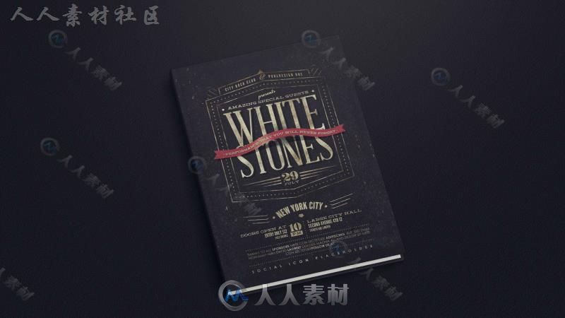 现代时尚黑色视觉设计企业名片展示视频包装AE模板Videohive Black Mock-up Video ...