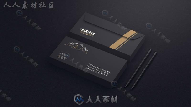 现代时尚黑色视觉设计企业名片展示视频包装AE模板Videohive Black Mock-up Video ...