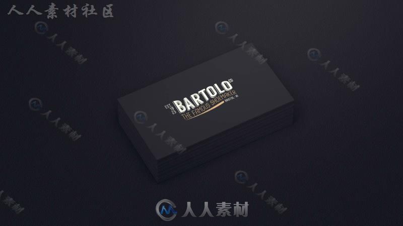 现代时尚黑色视觉设计企业名片展示视频包装AE模板Videohive Black Mock-up Video ...