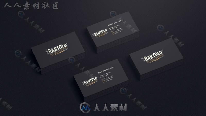 现代时尚黑色视觉设计企业名片展示视频包装AE模板Videohive Black Mock-up Video ...