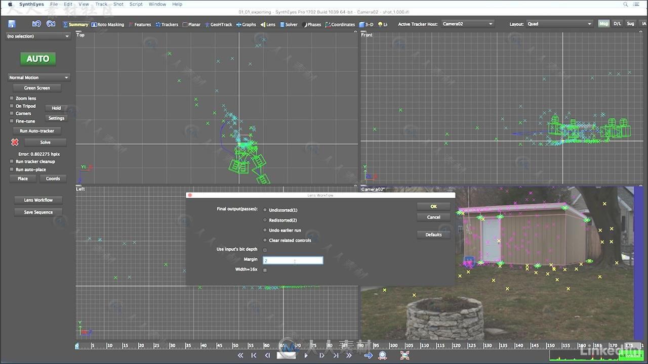 Fusion中3D跟踪与合成技术视频教程 3D Tracking and Fusion Compositing