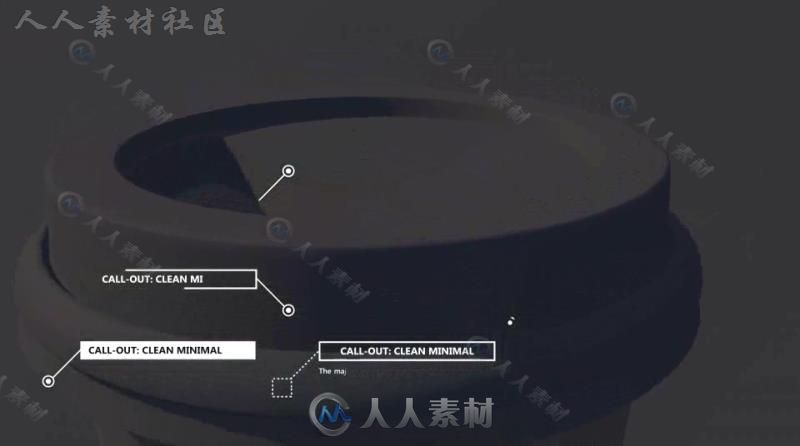 信息线条呼出文字标题图表注释介绍幻灯片AE模板 Videohive AREA Call-Outs 10790126