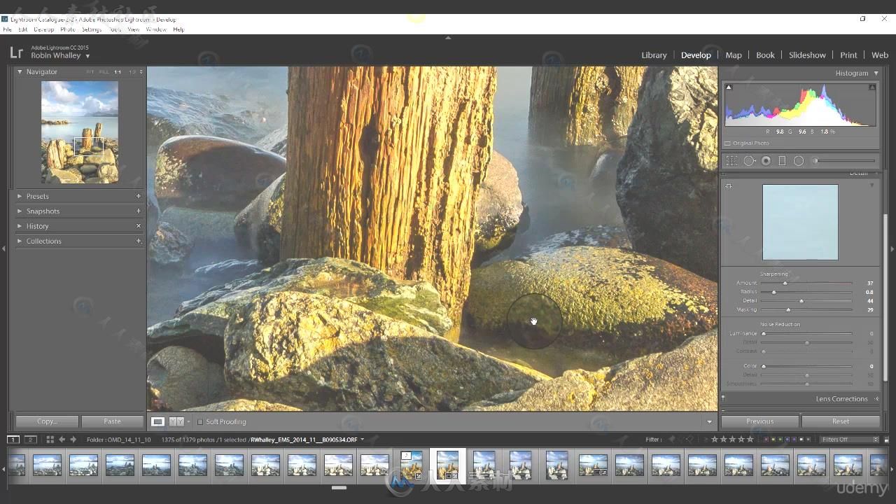Lightroom摄影师照片处理大师级训练视频教程 UDEMY MASTER PHOTO SHARPENING IN AD...