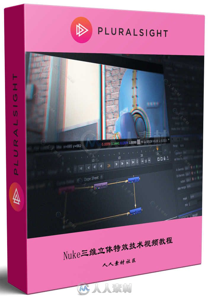 Nuke三维立体特效技术视频教程 PLURALSIGHT NUKE STEREOSCOPIC COMPOSITING AND CO...