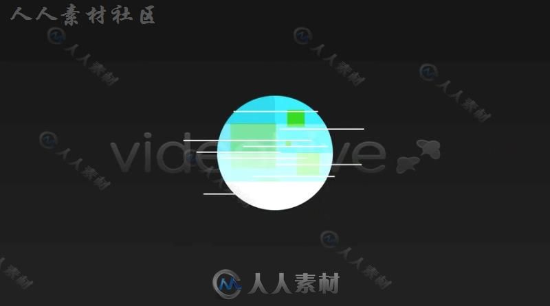 独特创意奇怪的平面动画标志展示幻灯片AE模板 Videohive Astronaut 5467044