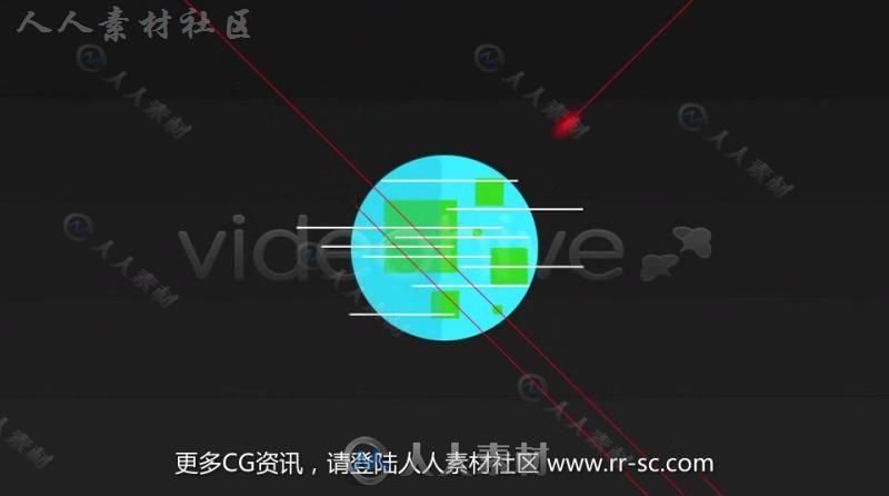 独特创意奇怪的平面动画标志展示幻灯片AE模板 Videohive Astronaut 5467044