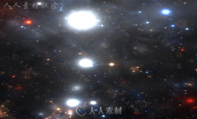 无限的美丽的星空天空着色器Unity游戏素材资源