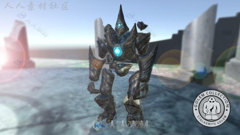 强大华丽的幻想人形生物角色3D模型Unity游戏素材资源