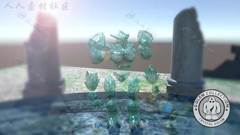 强大华丽的幻想人形生物角色3D模型Unity游戏素材资源