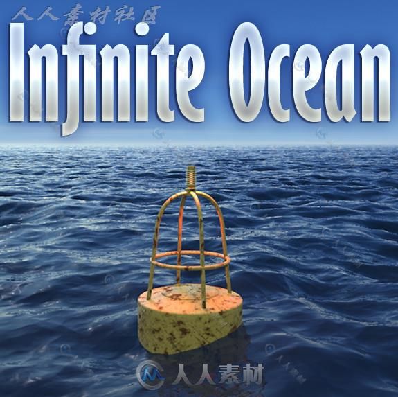 真实海洋生成器C4D预设（含教程）Infinite Ocean 1.34