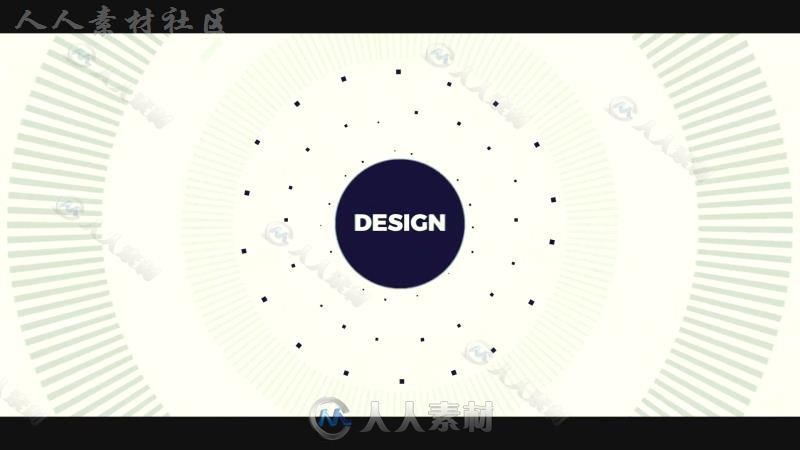 创意几何文字排版企业公司宣传片Logo演绎AE模版 Videohive Geometry Typography ...