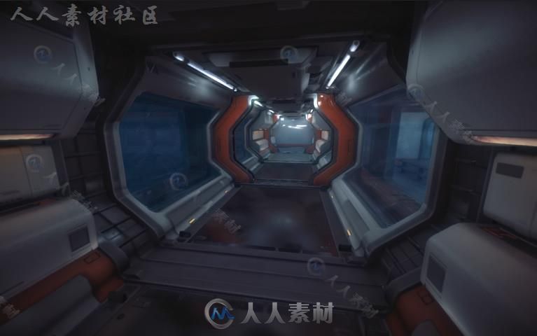 科幻实验室环境3D模型Unity游戏素材资源