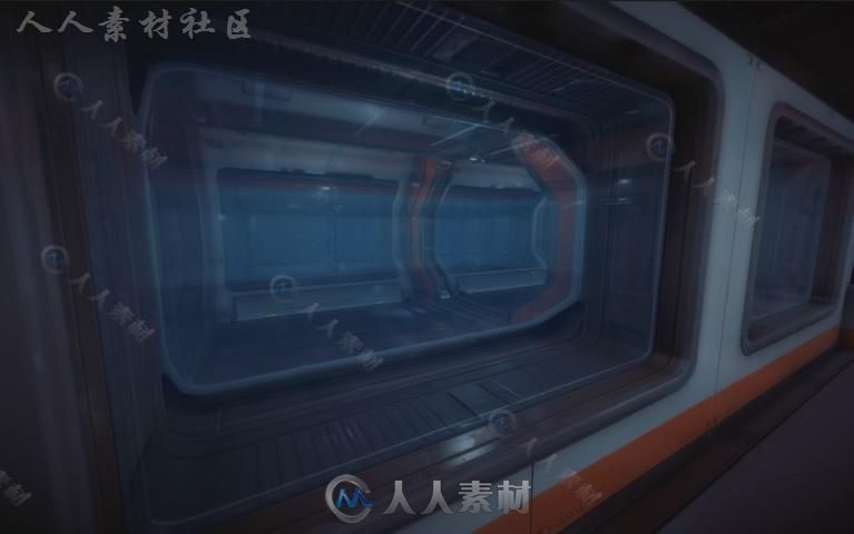 科幻实验室环境3D模型Unity游戏素材资源