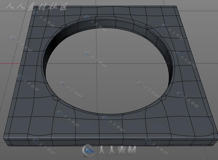 C4D挖孔利器多点变成圆插件 PolyCircle v1.41