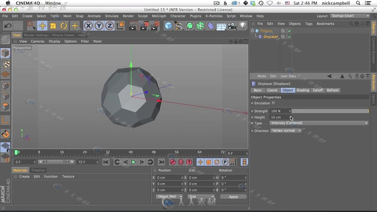 C4D低多边形反射折射材质GSG灰猩猩视频教程 Low Poly Refraction In Cinema 4D Tut...