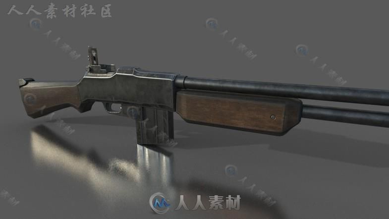 世界大战武器包枪武器道具3D模型Unity游戏素材资源