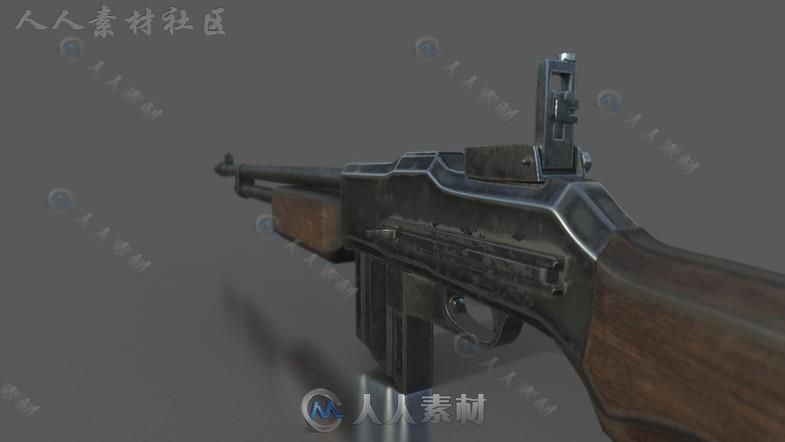 世界大战武器包枪武器道具3D模型Unity游戏素材资源