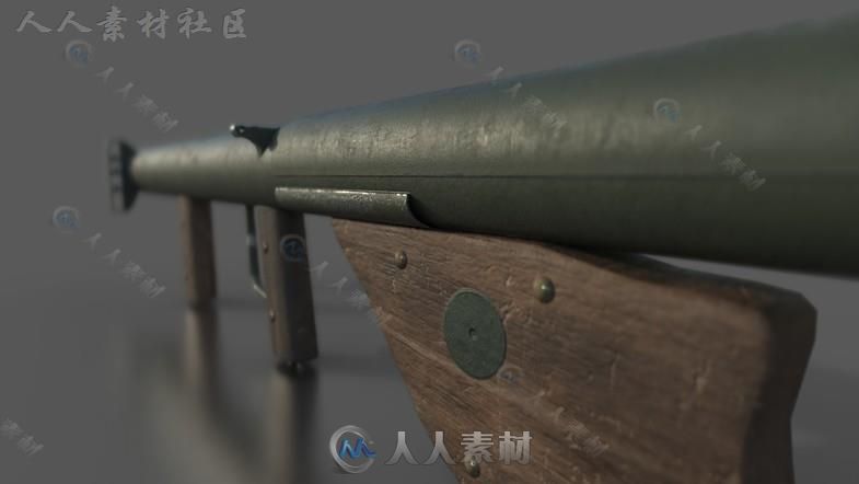 世界大战武器包枪武器道具3D模型Unity游戏素材资源