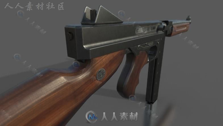 世界大战武器包枪武器道具3D模型Unity游戏素材资源