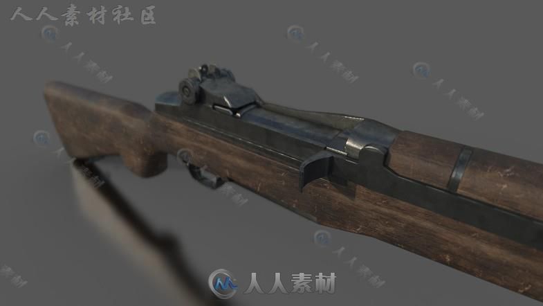 世界大战武器包枪武器道具3D模型Unity游戏素材资源