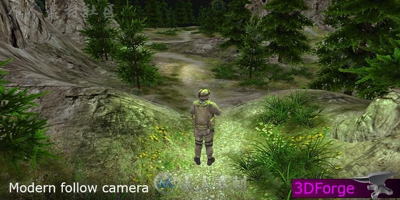 动作RPG自上向下摄相机控制器相机脚本Unity游戏素材资源