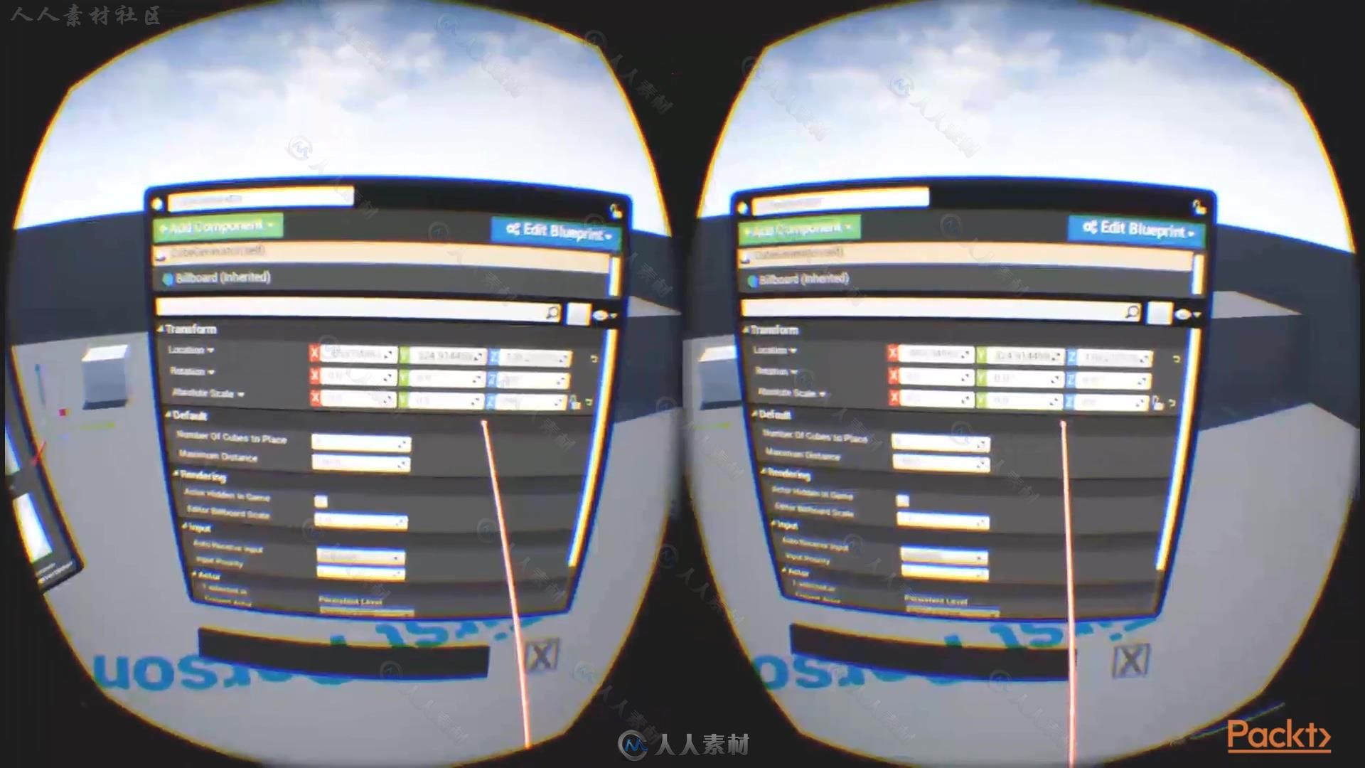UE4虚拟现实VR游戏技术基础训练视频教程 PACKT PUBLISHING EXPLORING UNREAL ENGIN...