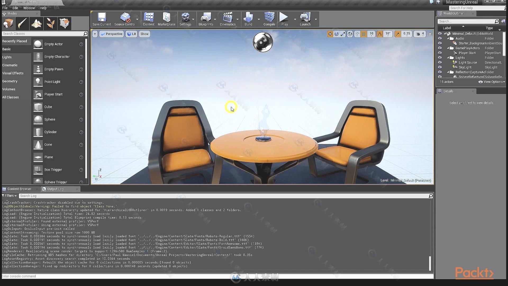 UE4虚拟现实VR游戏技术基础训练视频教程 PACKT PUBLISHING EXPLORING UNREAL ENGIN...