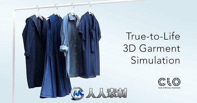 CLO3D服装设计模拟软件V3.1.27版 CLO ENTERPRISE 3.1.27 WIN X64