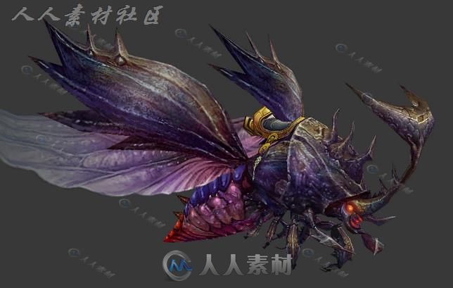 精品魔幻甲虫3D模型