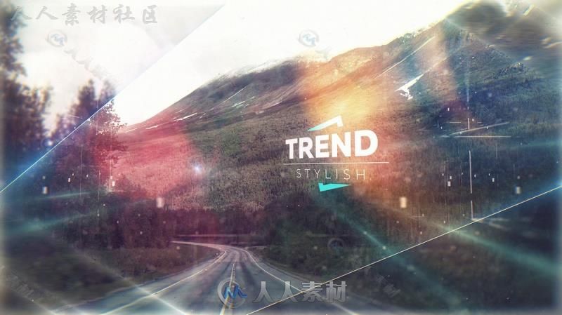 唯美优雅镜面效果照片展示幻灯片相册动画AE模板Videohive Elegant Slideshow 1...